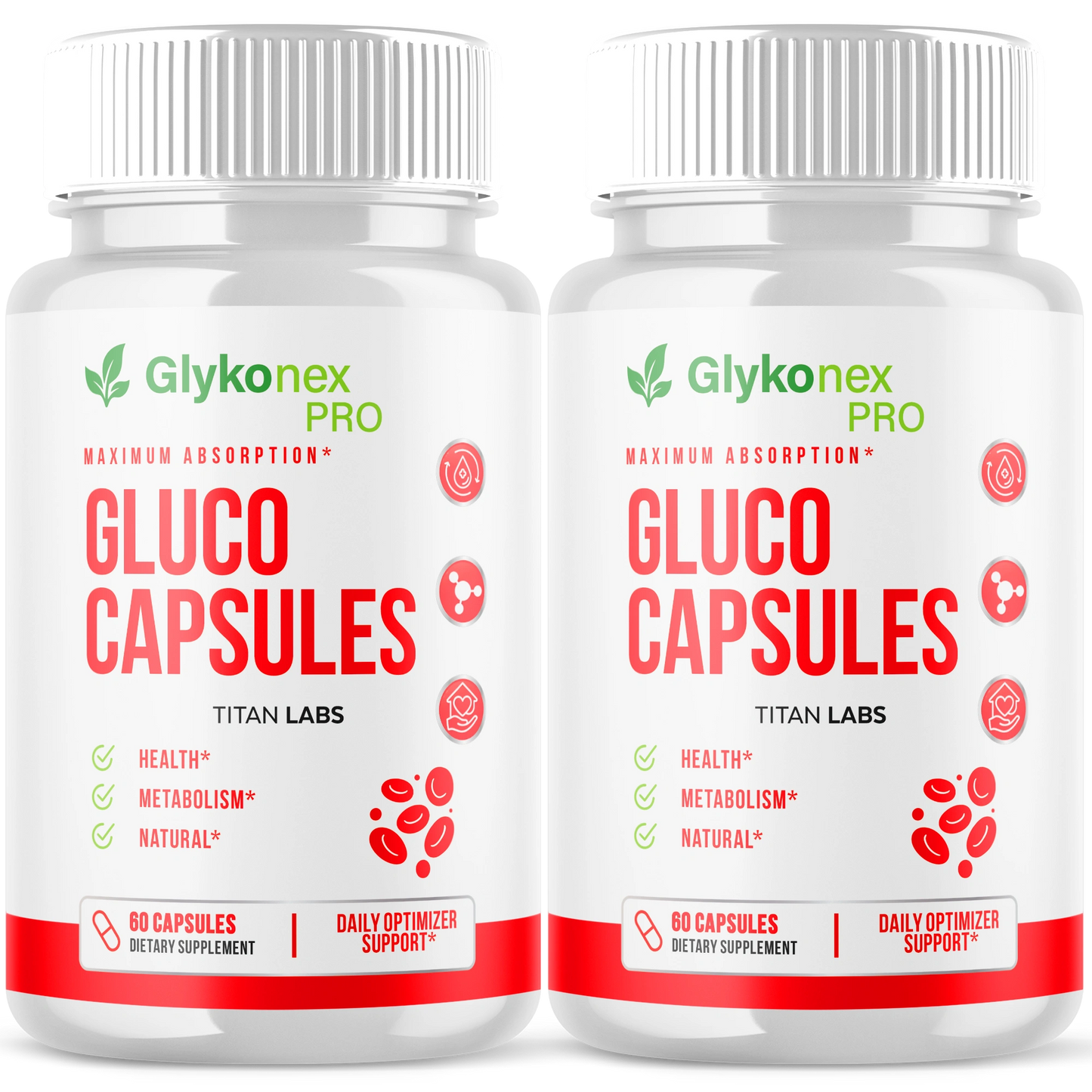 Glykonex Gluco Capsules - 2 Pack
