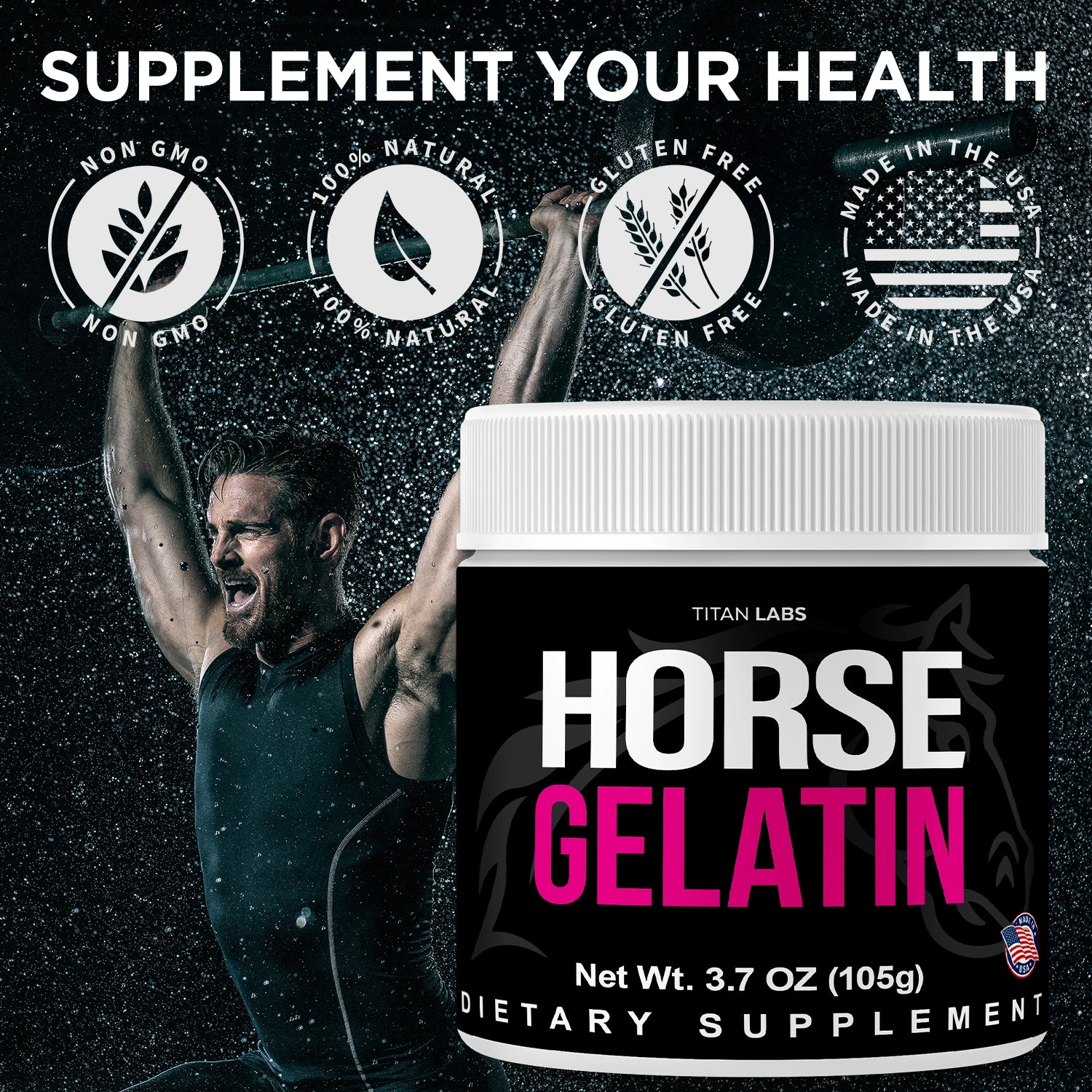 1-HorseGelatin POWD TiL, 3-HorseGelatin POWD TiL, 5-HorseGelatin POWD TiL, 2-HorseGelatin POWD TiL
