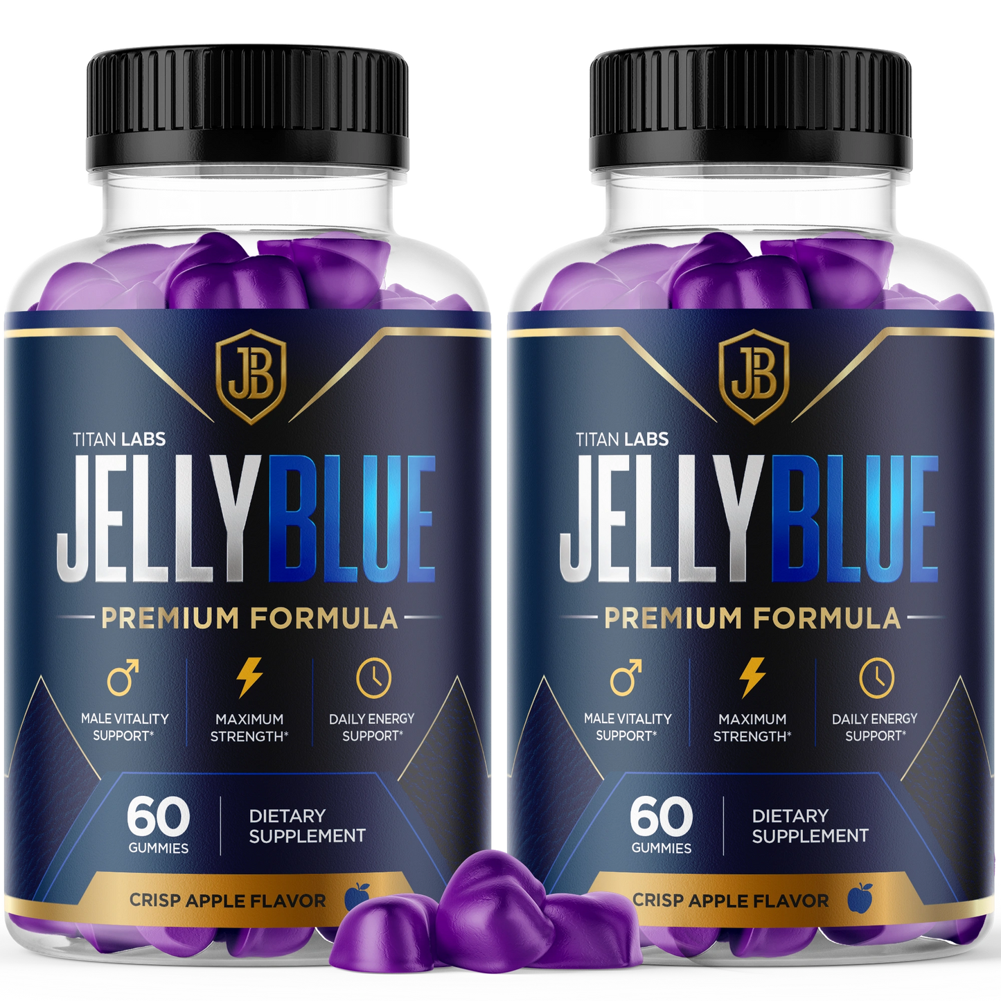Jelly Blue Gummies - 2 Pack