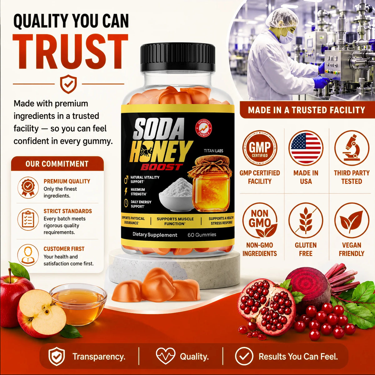 1-Soda Honey ACV TiL, 3-Soda Honey ACV TiL, 5-Soda Honey ACV TiL, 2-Soda Honey ACV TiL