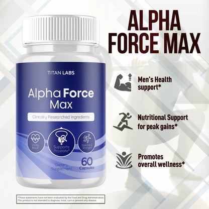 1-AlphaForceMax MALE TiL, 3-AlphaForceMax MALE TiL, 5-AlphaForceMax MALE TiL, 2-AlphaForceMax MALE TiL