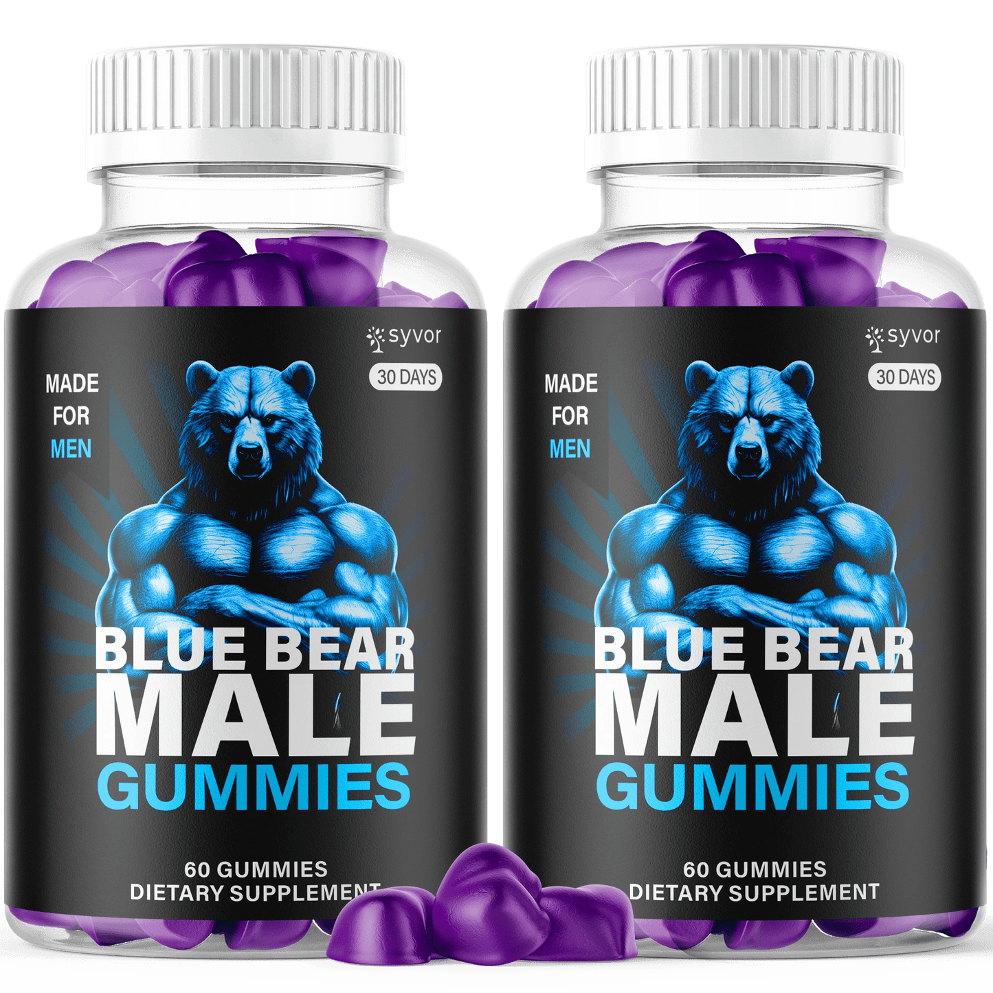 Blue Bear Male Gummies - 2 Pack