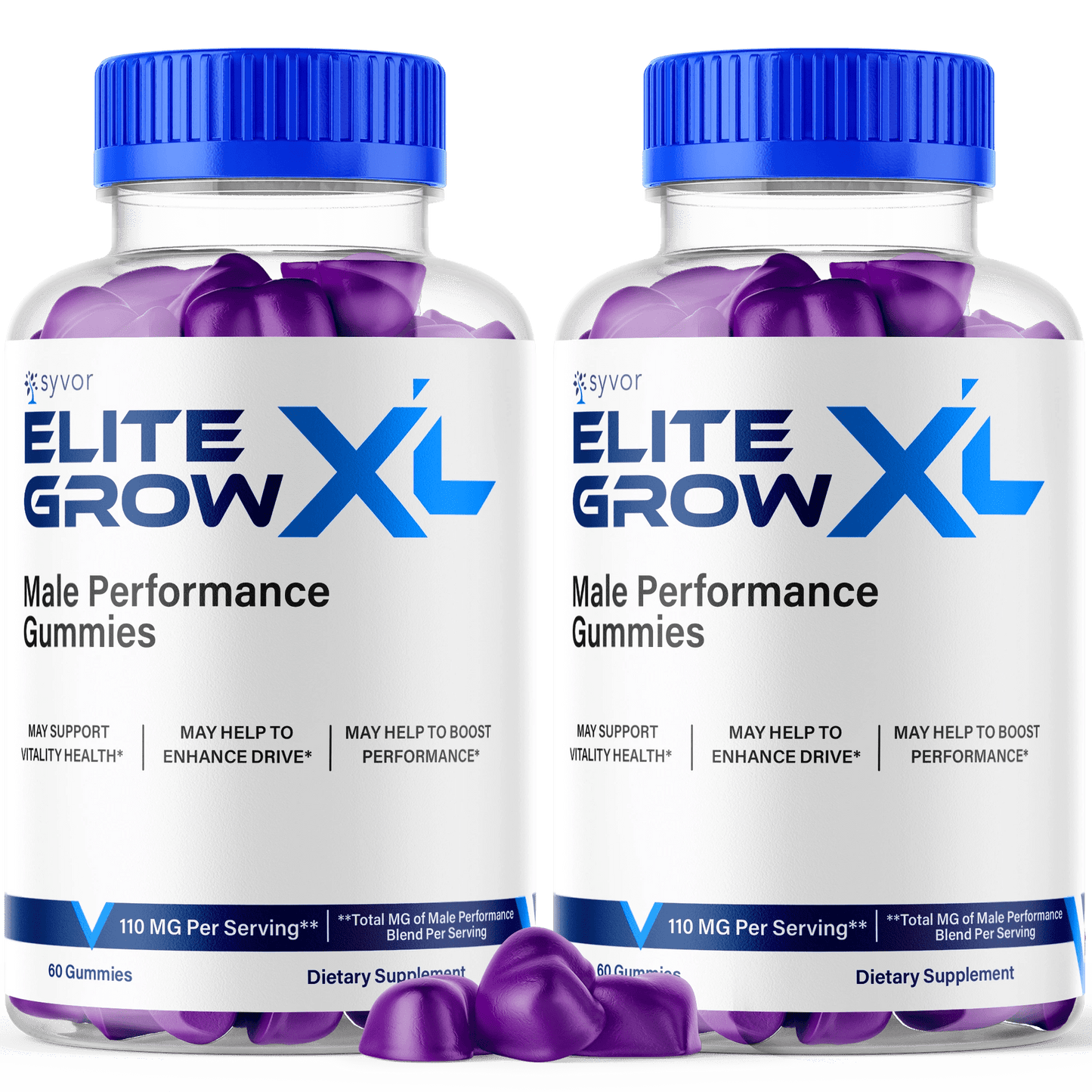 Elite Grow XL Gummies - 2 Pack