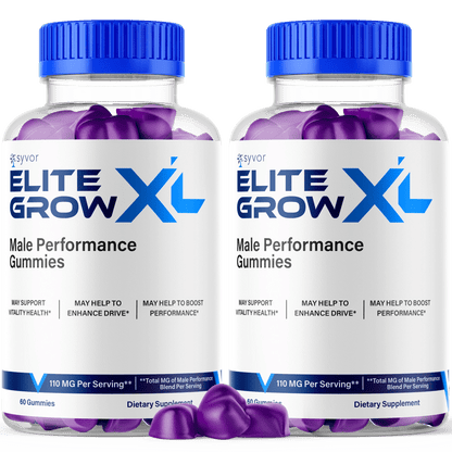 Elite Grow XL Gummies - 2 Pack