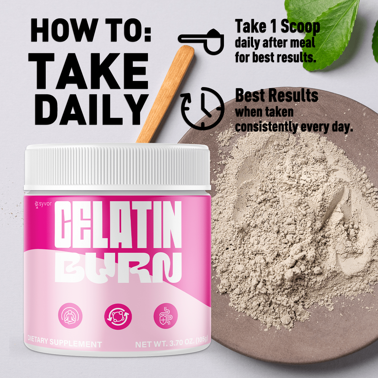 1-GelatinBurnAdvanced POWD SY, 3-GelatinBurnAdvanced POWD SY, 5-GelatinBurnAdvanced POWD SY, 2-GelatinBurnAdvanced POWD SY