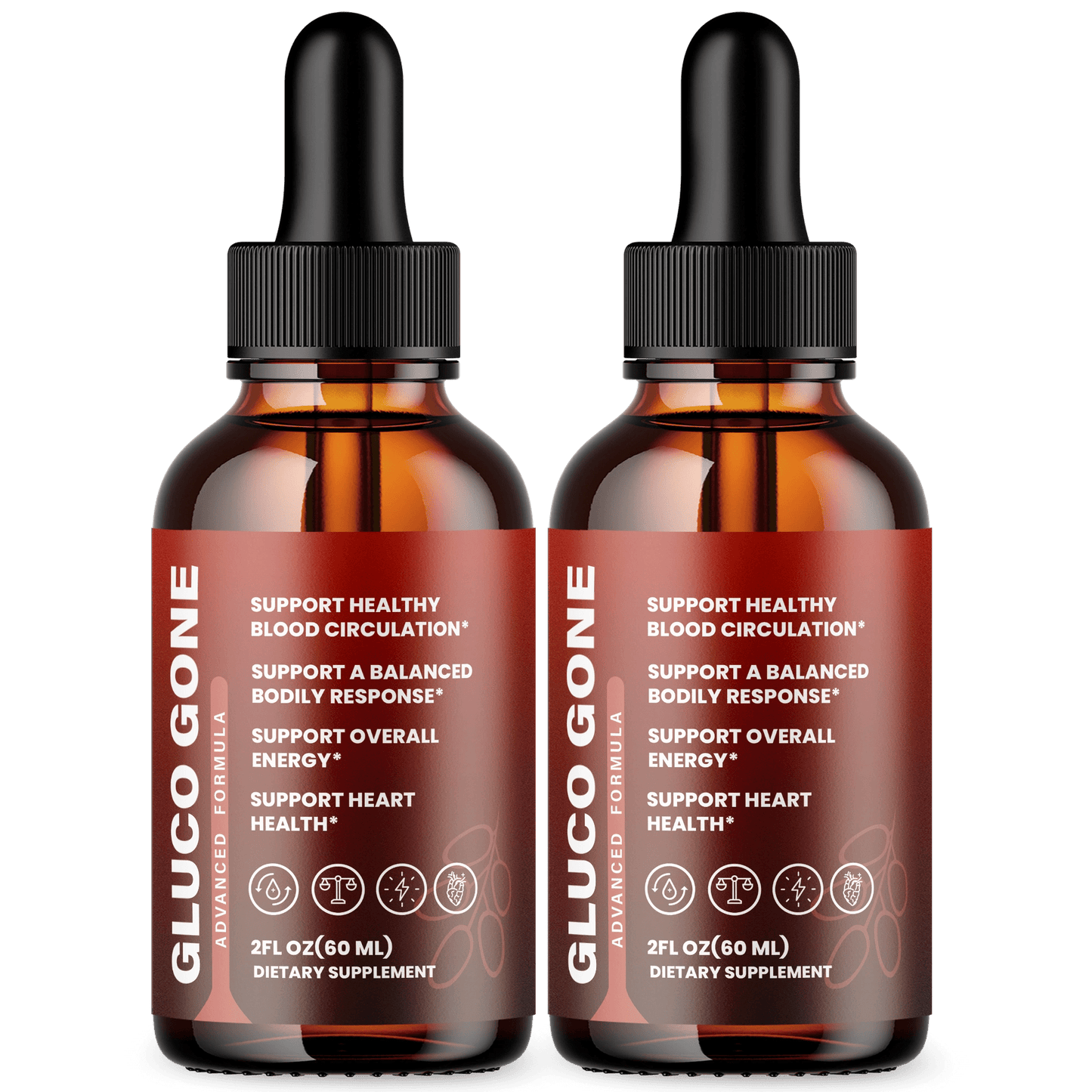Gluco Gone Drops - 2 Pack