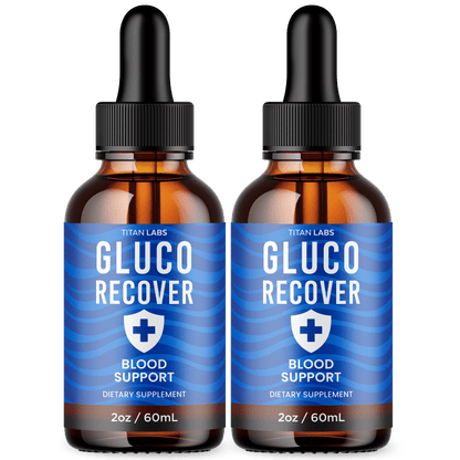 Gluco Recover Blood Support Drops - 2 Pack