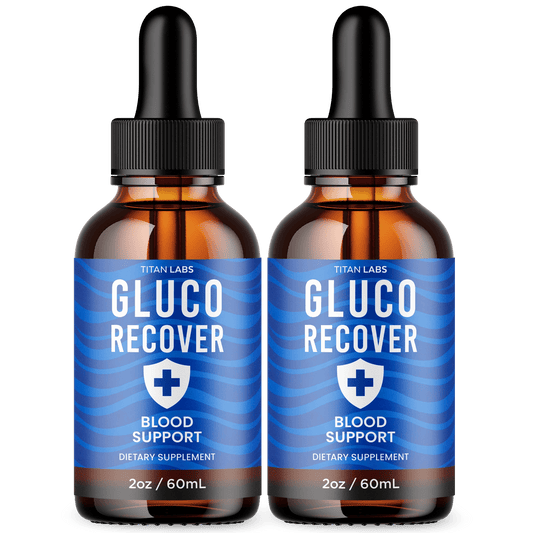 Gluco Recover Blood Support Drops - 2 Pack