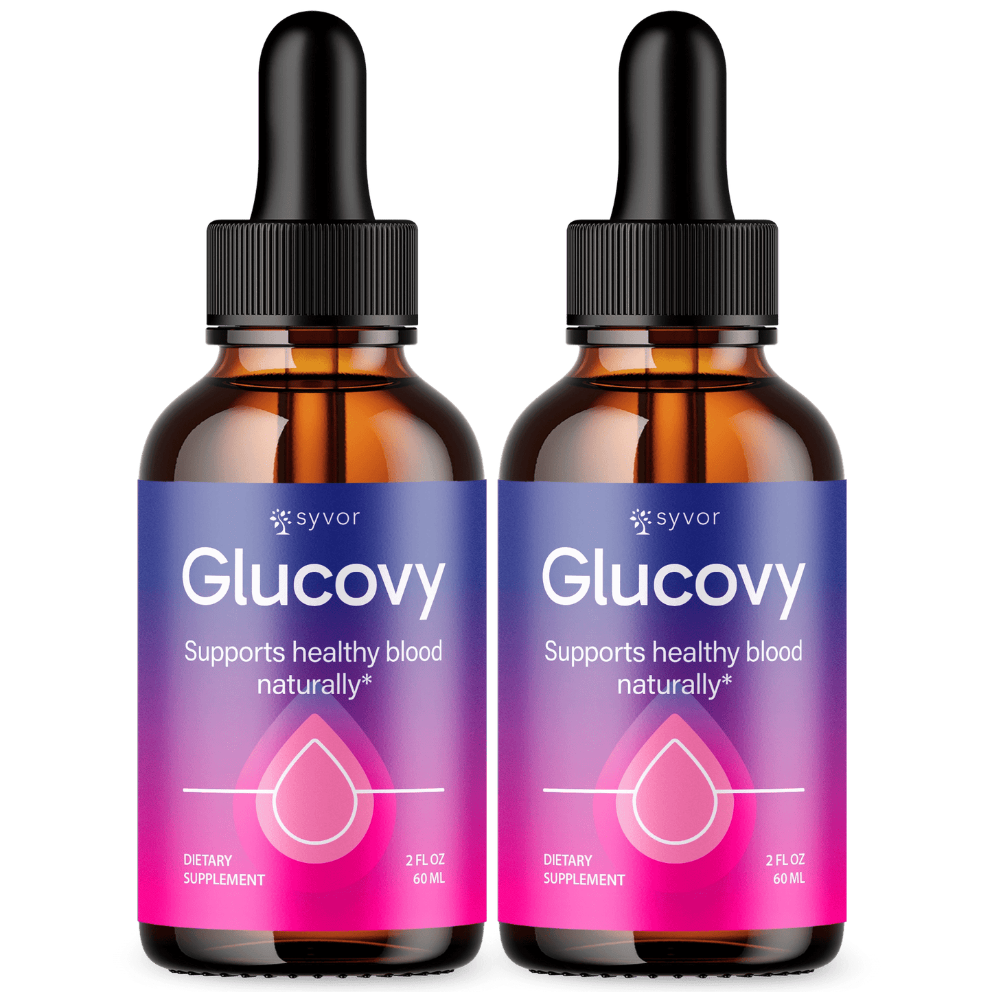 Glucovy Drops - 2 Pack