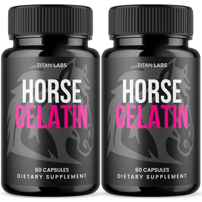 Horse Gelatin Capsules - 2 Pack