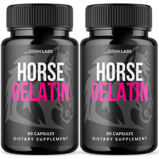 Horse Gelatin Capsules - 2 Pack