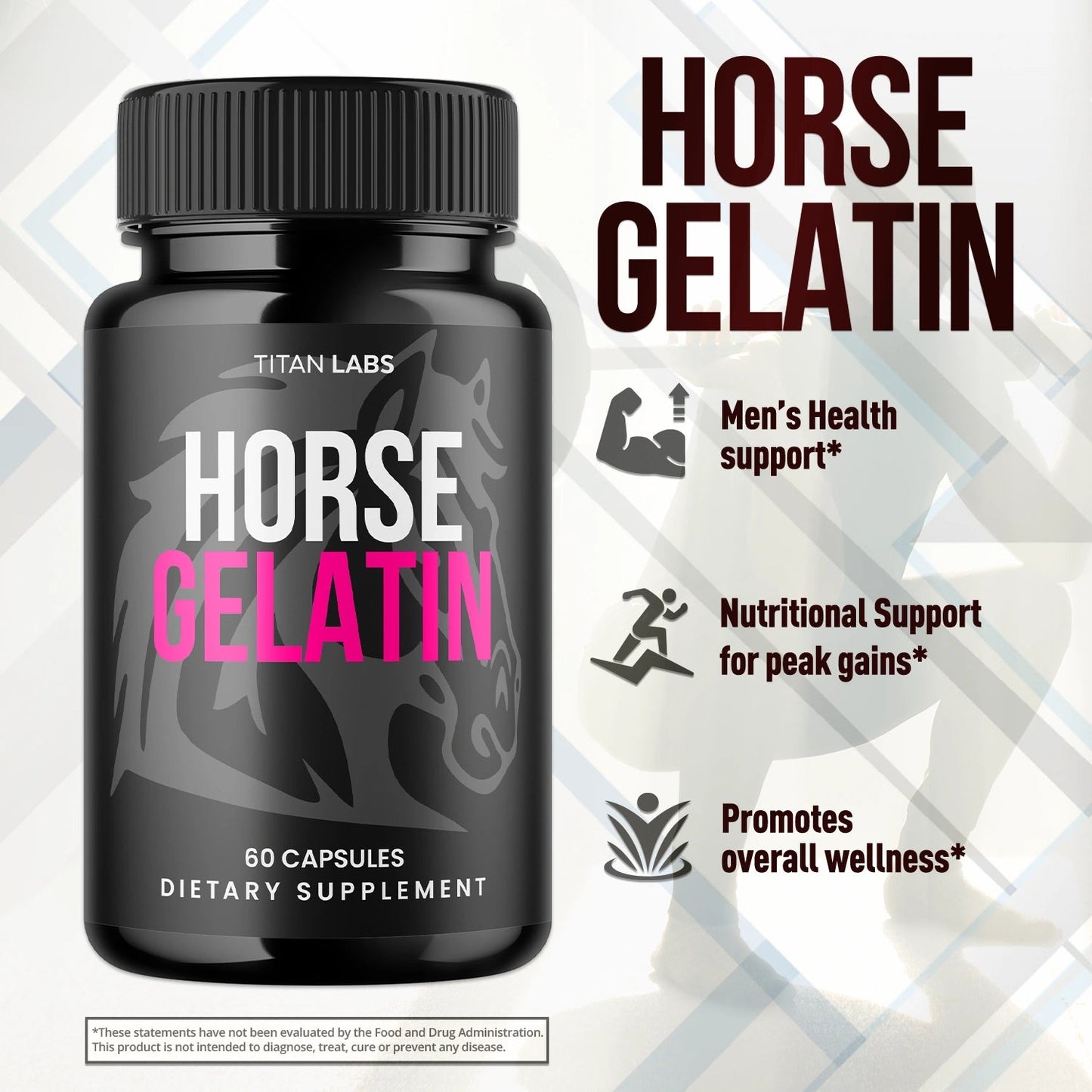 1-HorseGelatin MALE TiL, 3-HorseGelatin MALE TiL, 5-HorseGelatin MALE TiL, 2-HorseGelatin MALE TiL