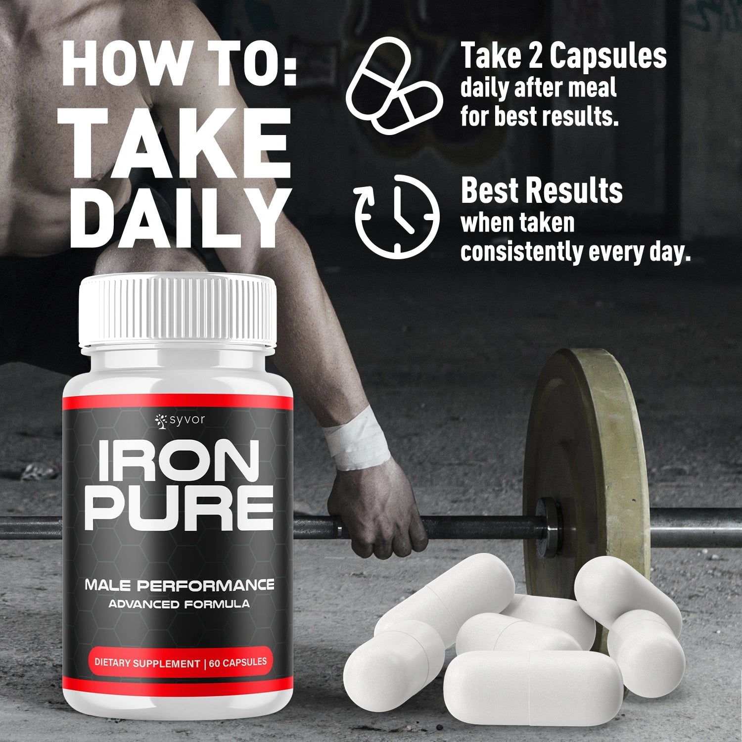 1-IronPure MALE SY, 3-IronPure MALE SY, 5-IronPure MALE SY, 2-IronPure MALE SY