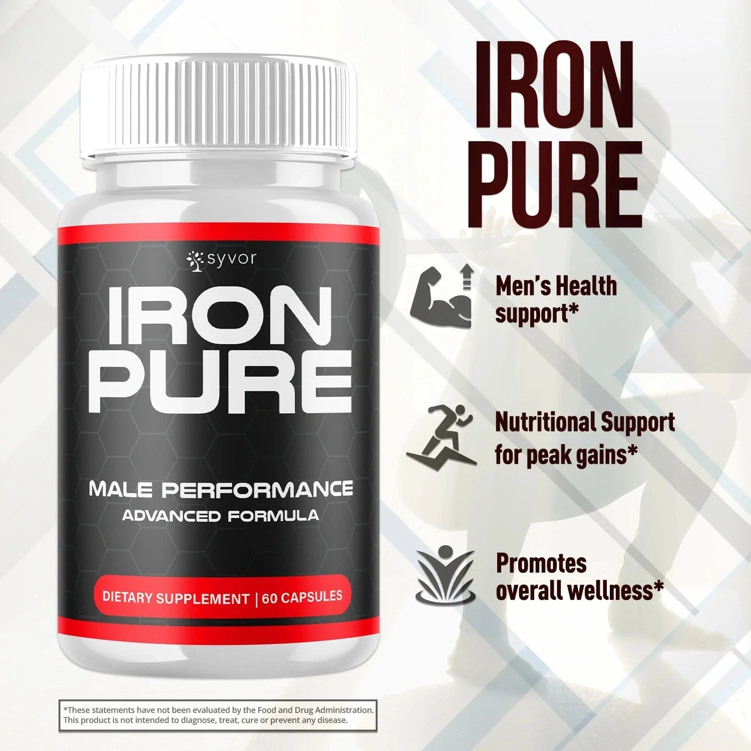 1-IronPure MALE SY, 3-IronPure MALE SY, 5-IronPure MALE SY, 2-IronPure MALE SY