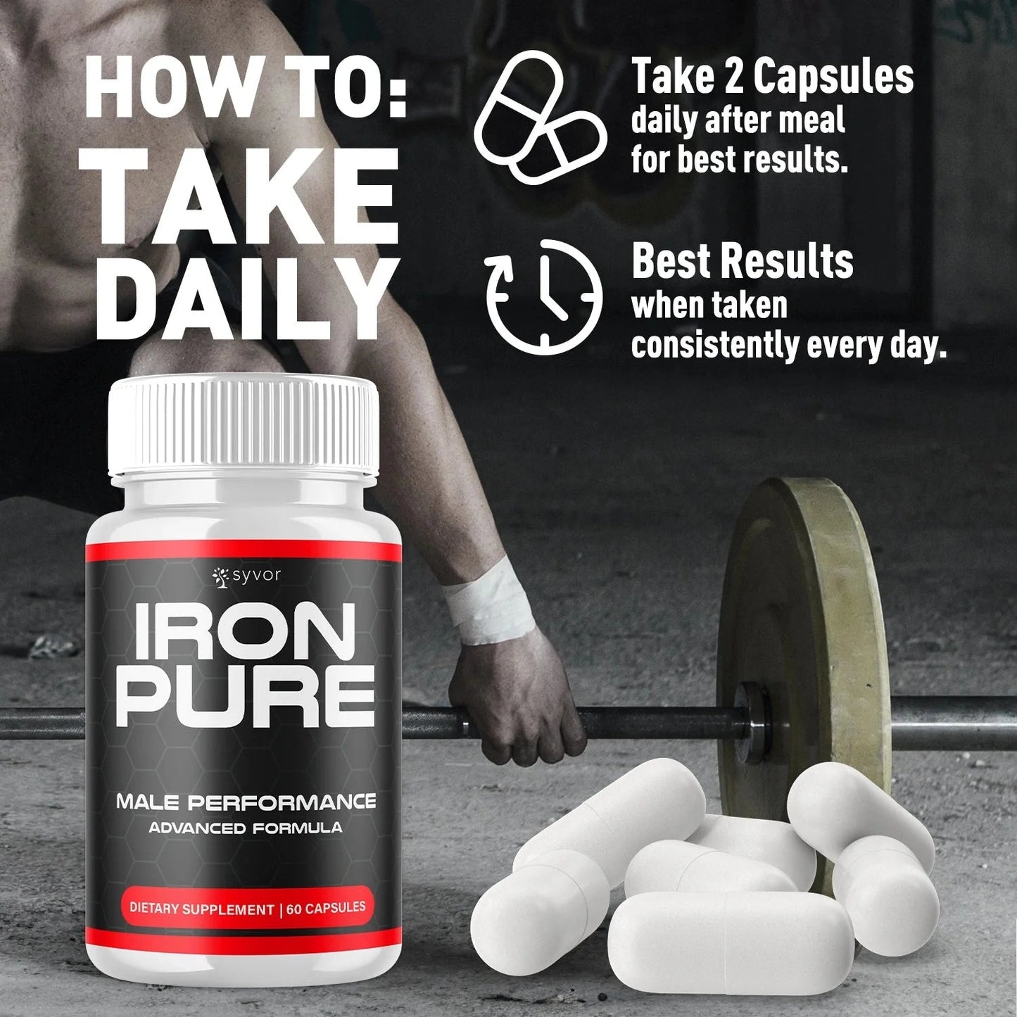 1-IronPure MALE SY, 3-IronPure MALE SY, 5-IronPure MALE SY, 2-IronPure MALE SY