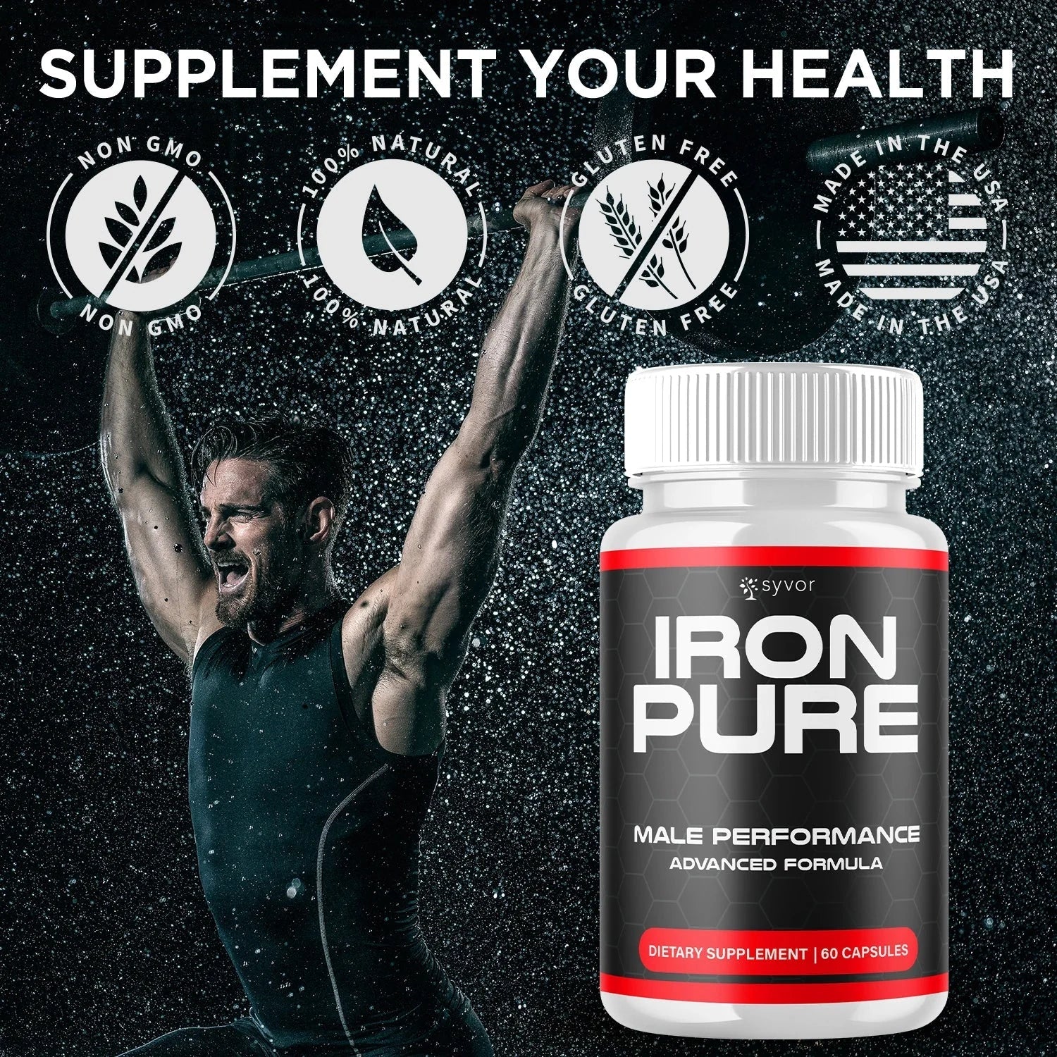 1-IronPure MALE SY, 3-IronPure MALE SY, 5-IronPure MALE SY, 2-IronPure MALE SY