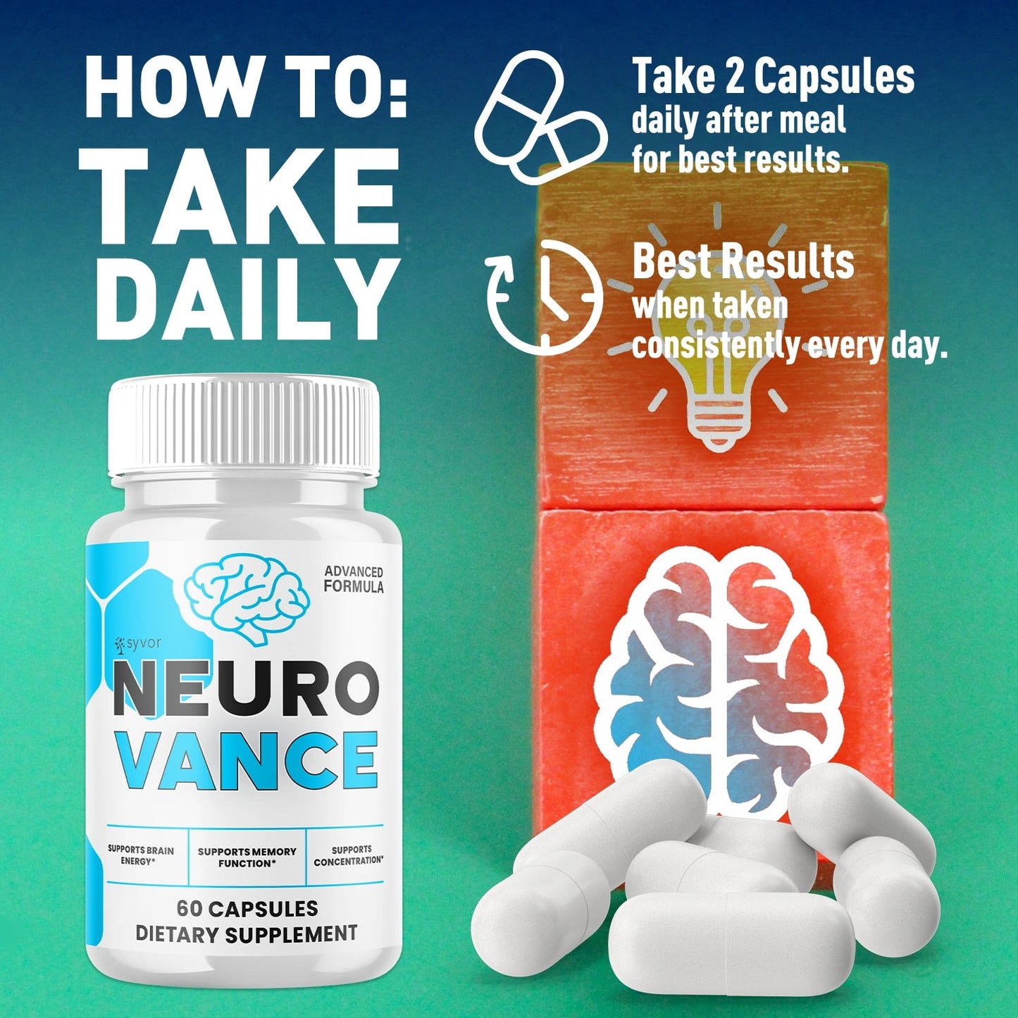 Neuro Vance Capsules - 2 Pack
