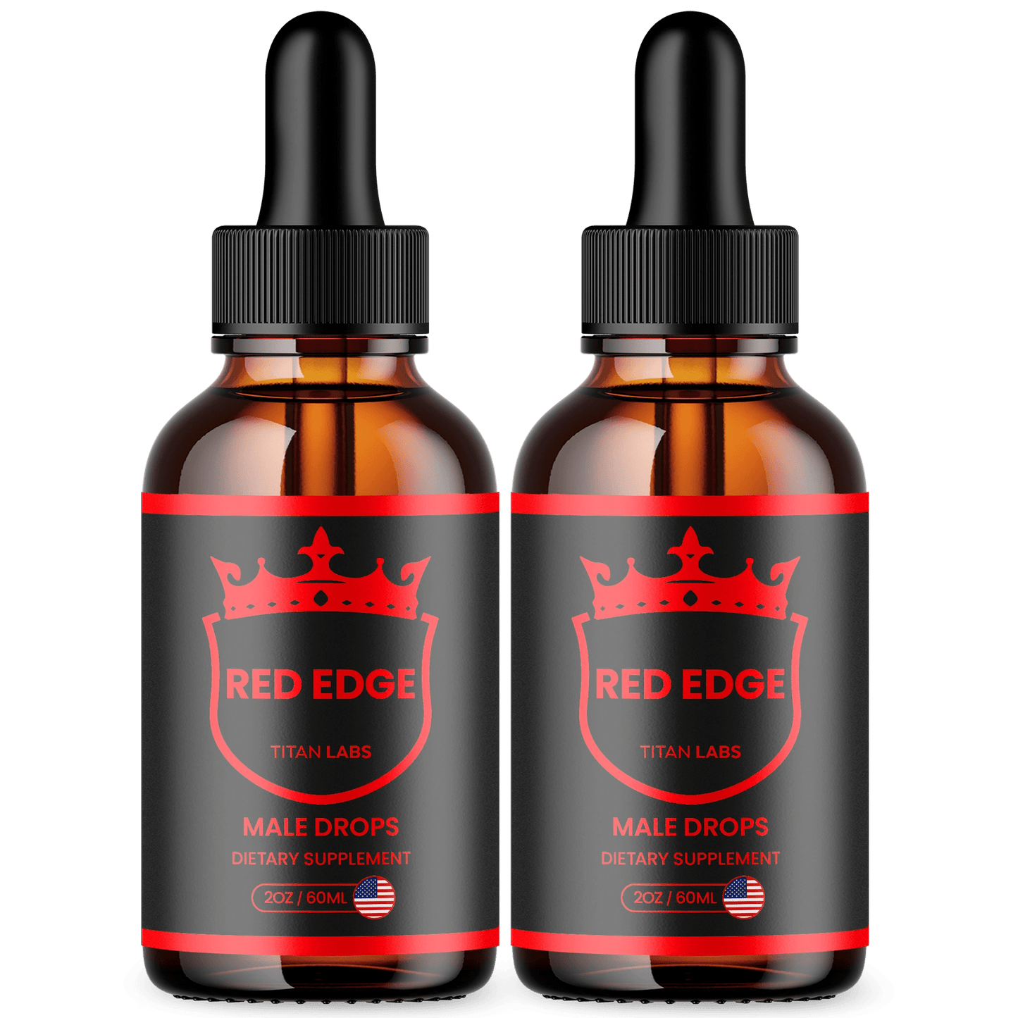 Red Edge Male Drops - 2 Pack