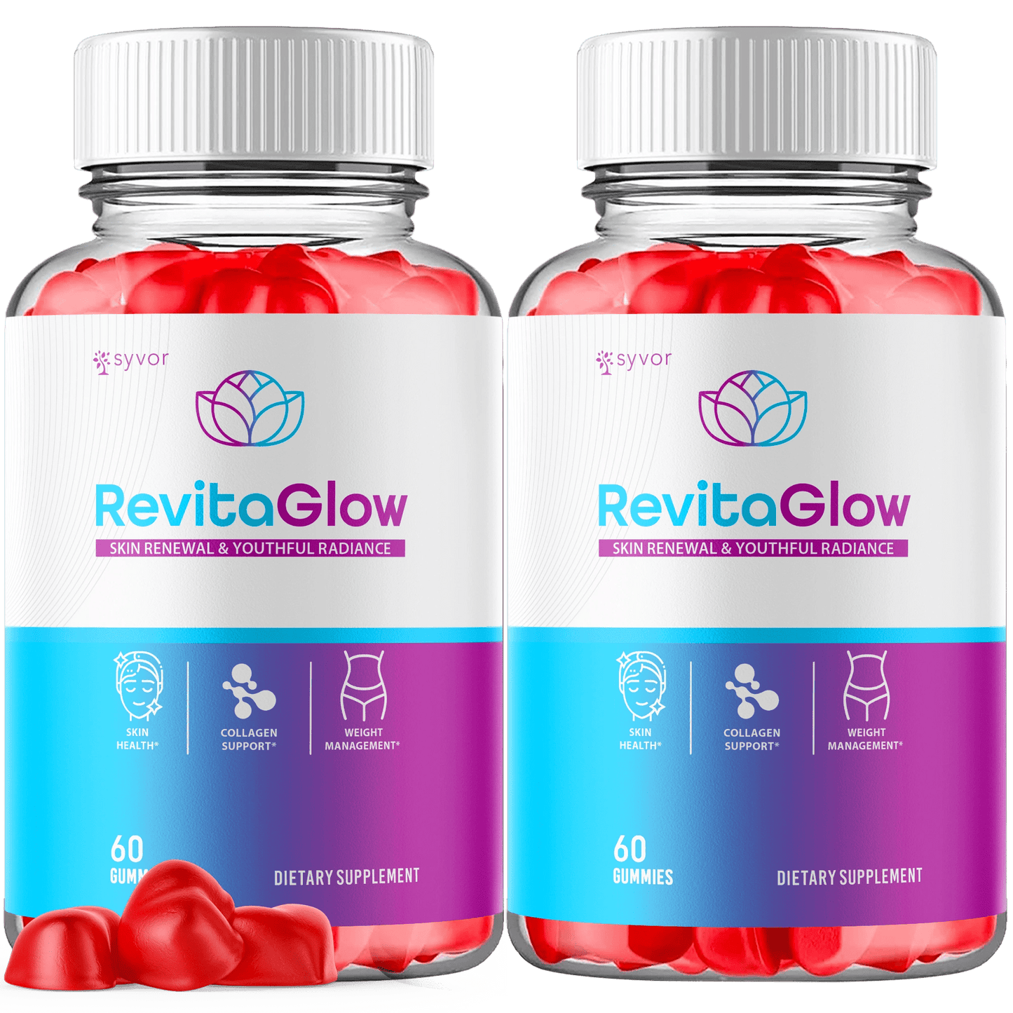RevitaGlow Gummies - 2 Pack