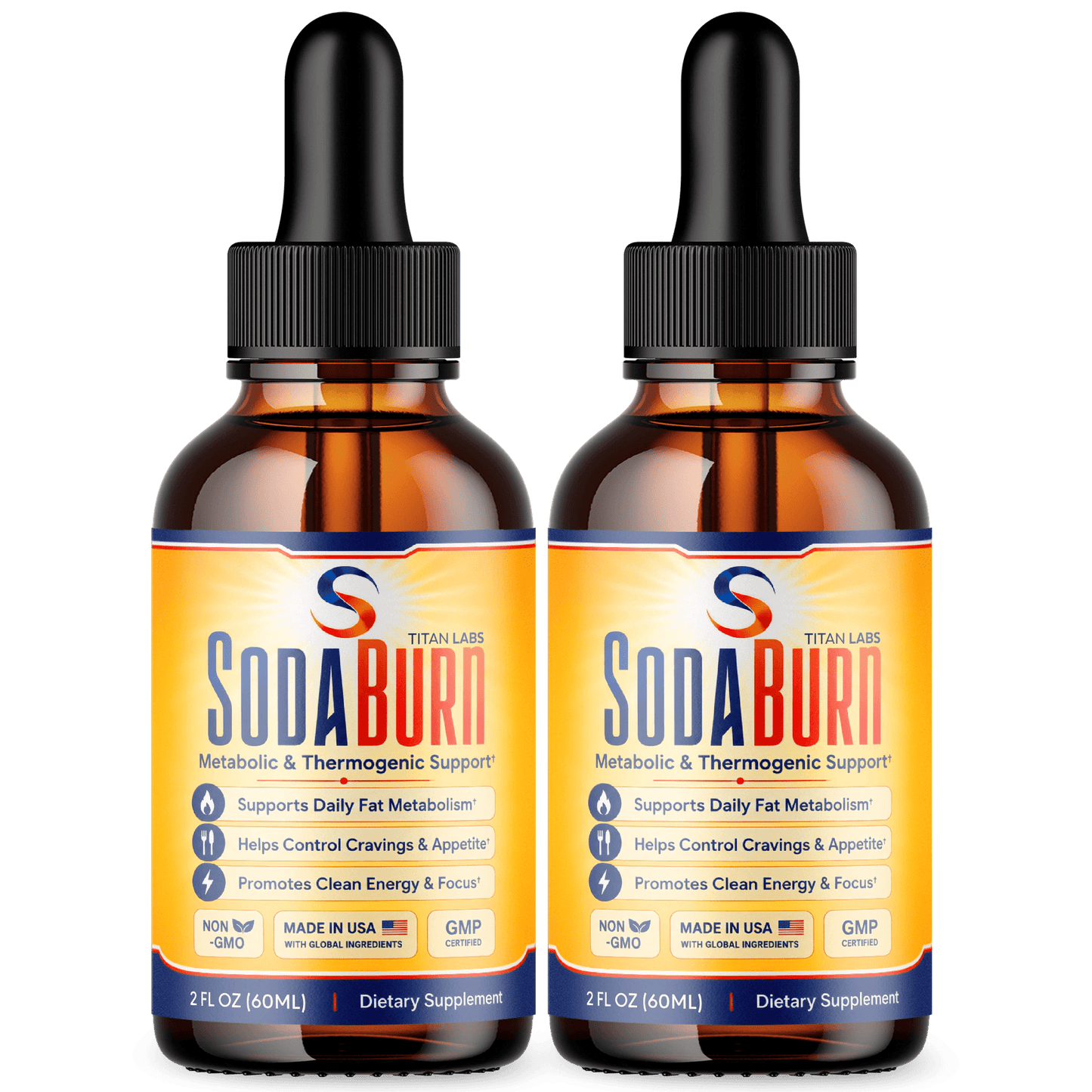 Sodaburn Drops - 2 Pack
