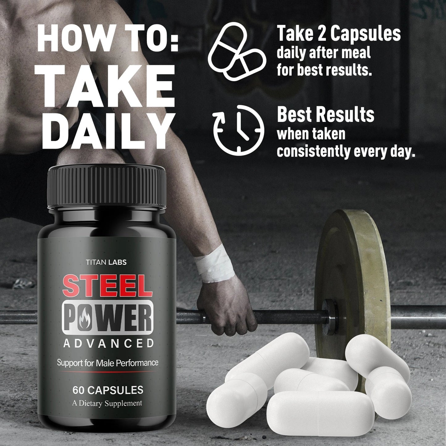 1-SteelPower MALE TiL, 3-SteelPower MALE TiL, 5-SteelPower MALE TiL, 2-SteelPower MALE TiL