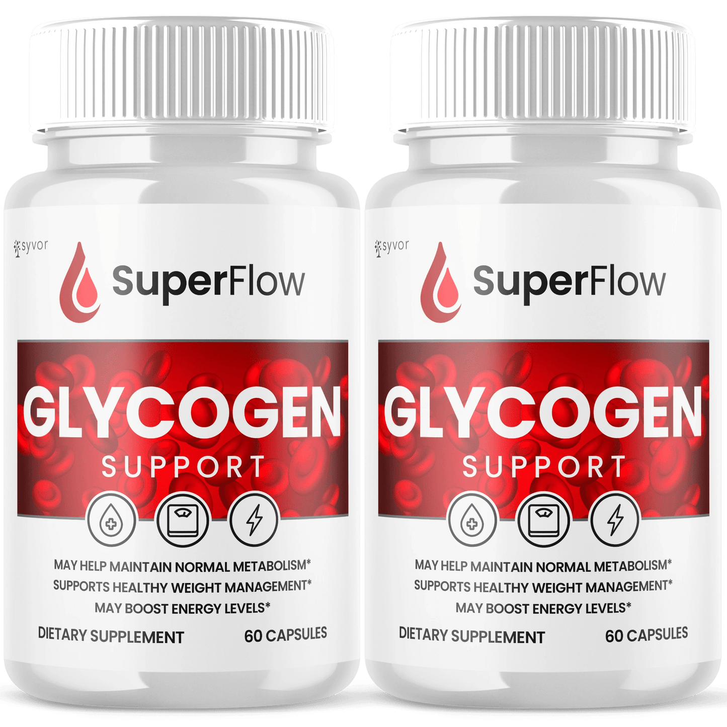Super Flow Glycogen Capsules - 2 Pack