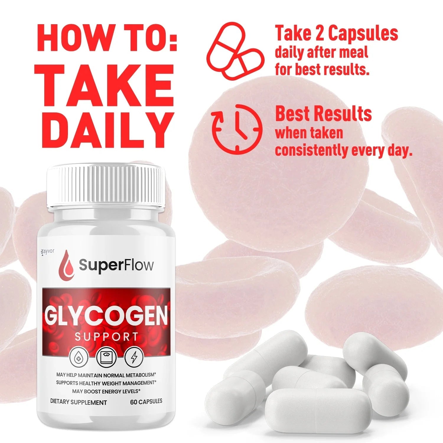 1-SuperFlowGlycogen 5-1 SY, 3-SuperFlowGlycogen 5-1 SY, 5-SuperFlowGlycogen 5-1 SY, 2-SuperFlowGlycogen 5-1 SY