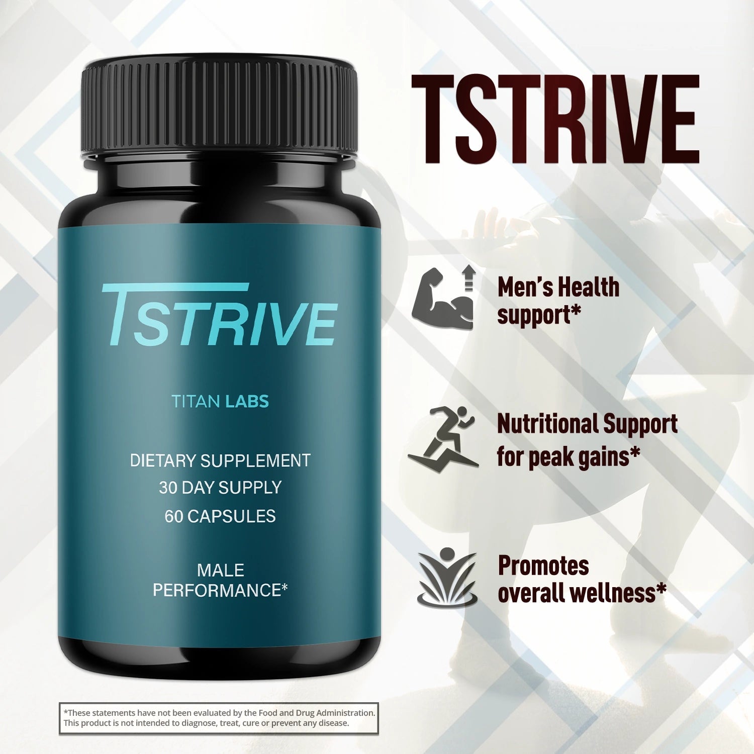 1-Tstrive Capsules MALE TiL, 2-Tstrive Capsules MALE TiL, 3-Tstrive Capsules MALE TiL, 5-Tstrive Capsules MALE TiL