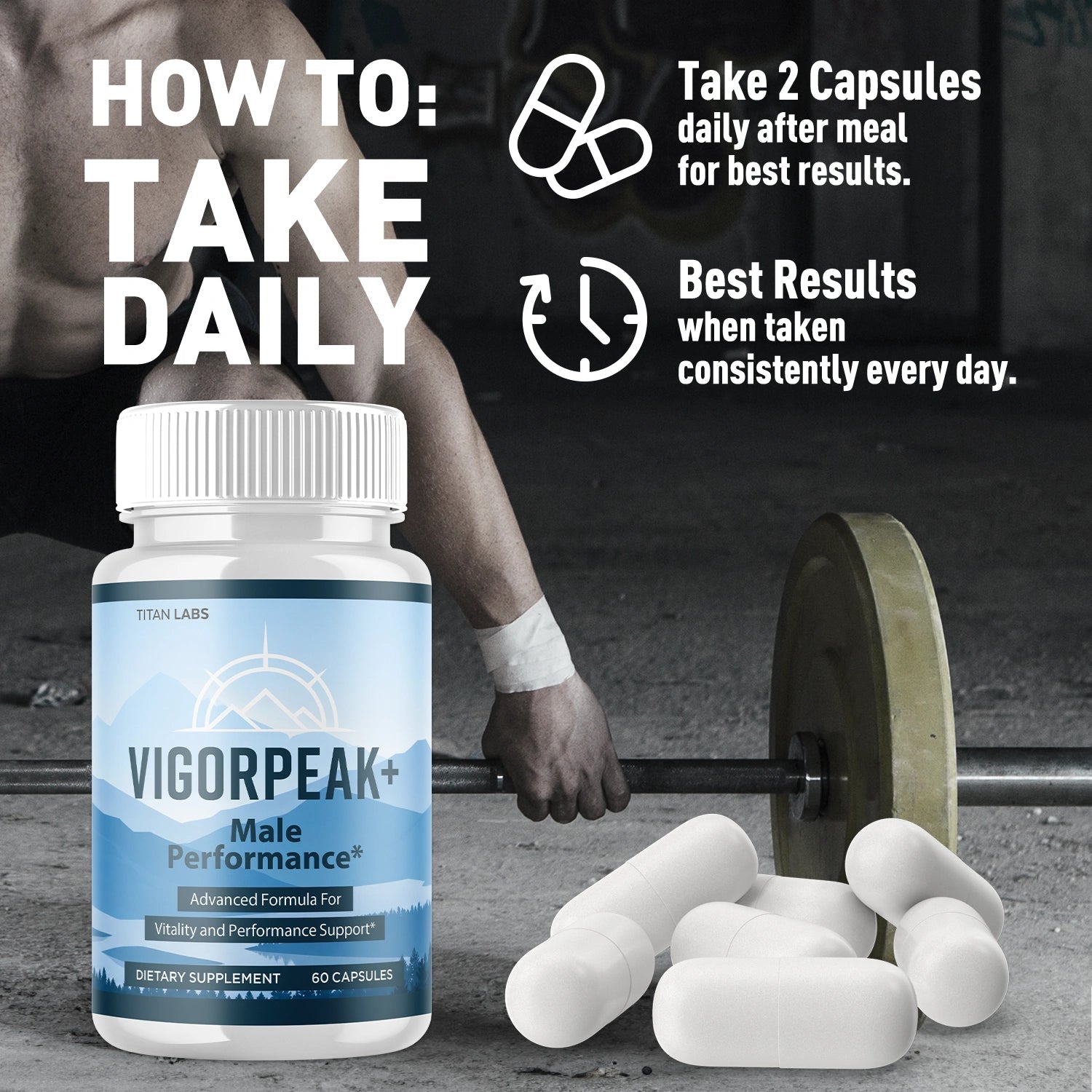 1-Vigorpeak MALE TiL, 3-Vigorpeak MALE TiL, 5-Vigorpeak MALE TiL, 2-Vigorpeak MALE TiL