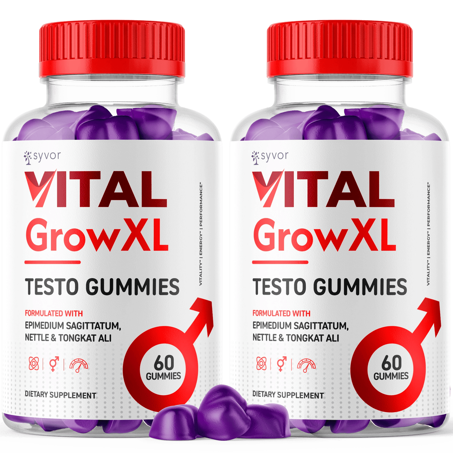 Vital Grow XL Gummies - 2 Pack