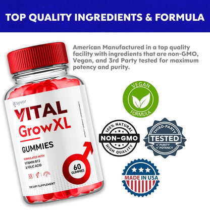 Vital Grow XL Gummies