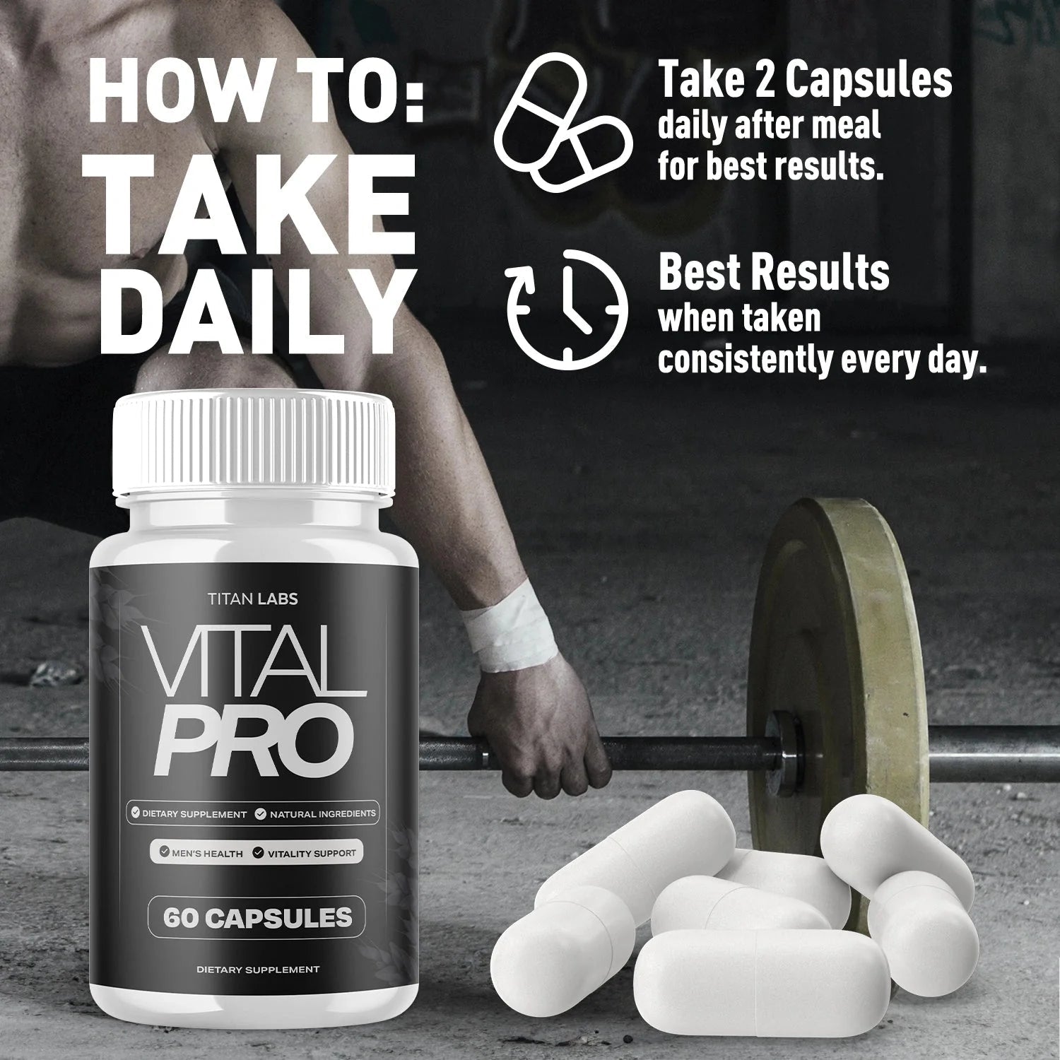1-VitalPro MALE TiL, 3-VitalPro MALE TiL, 5-VitalPro MALE TiL, 2-VitalPro MALE TiL