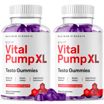 Vital Pump XL Gummies - 2 Pack